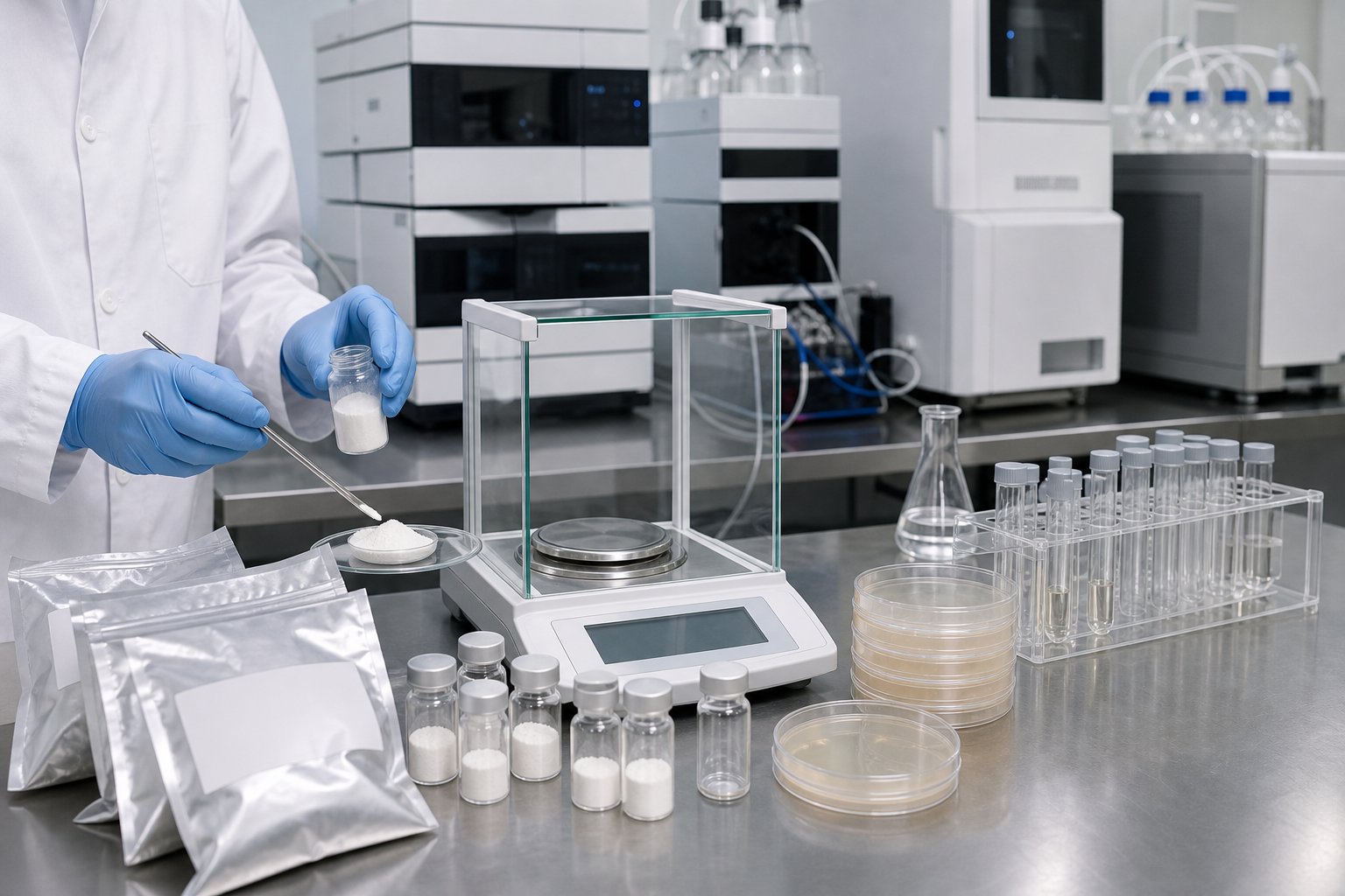 QC laboratory testing for nutraceutical ingredients