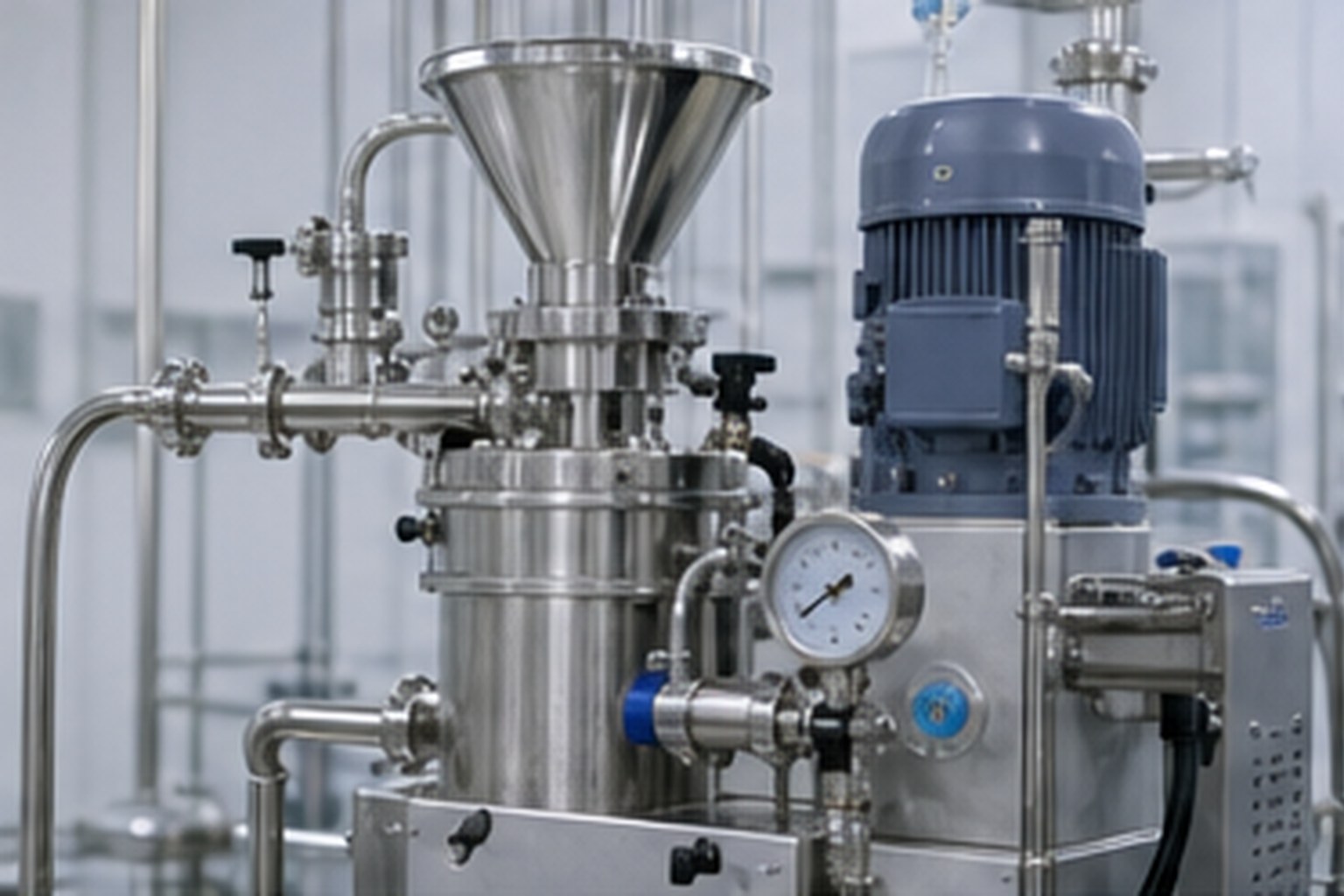 Liposomal ingredient homogenization equipment prepared for liposomal ingredient production route