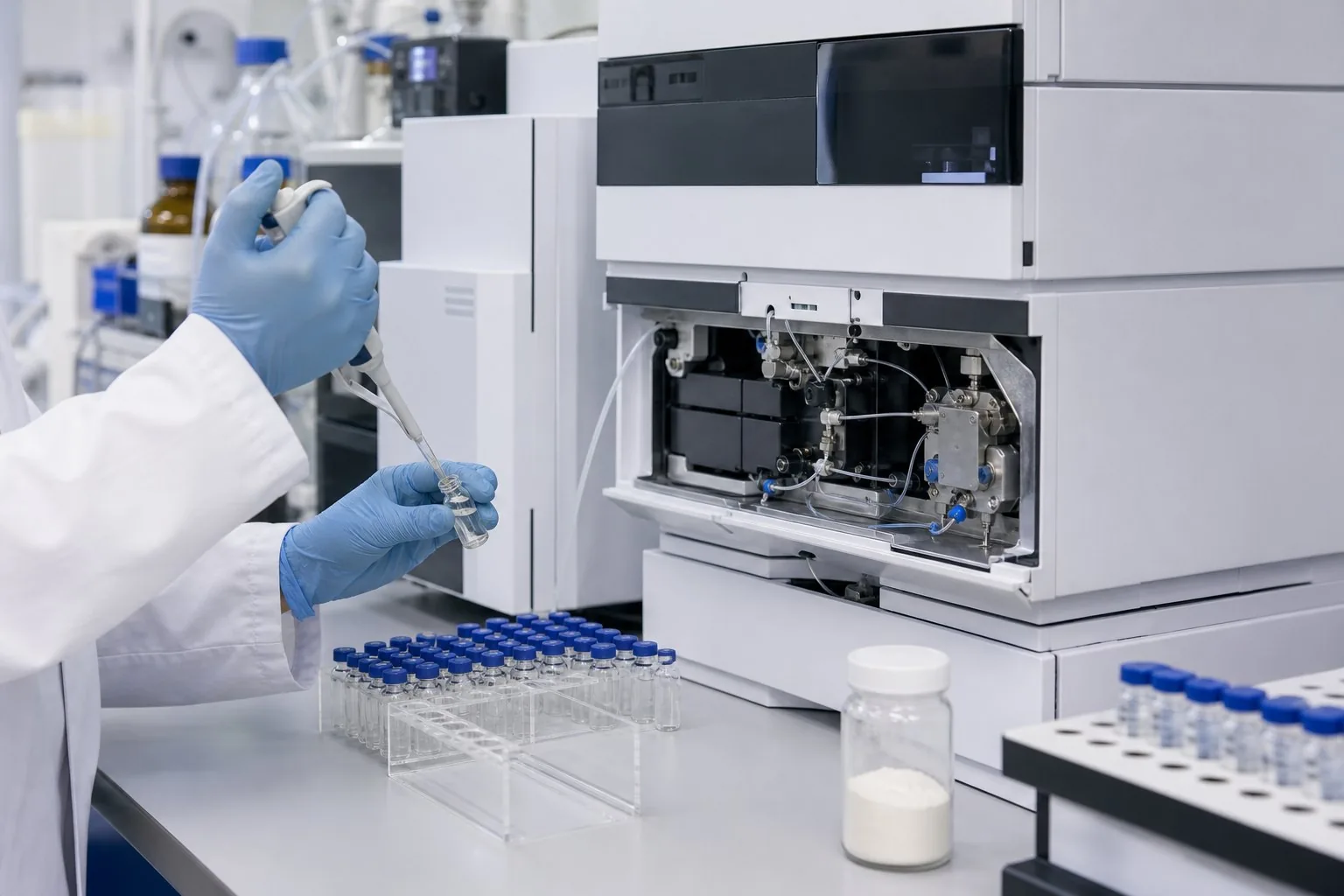 HPLC assay testing for active ingredient content