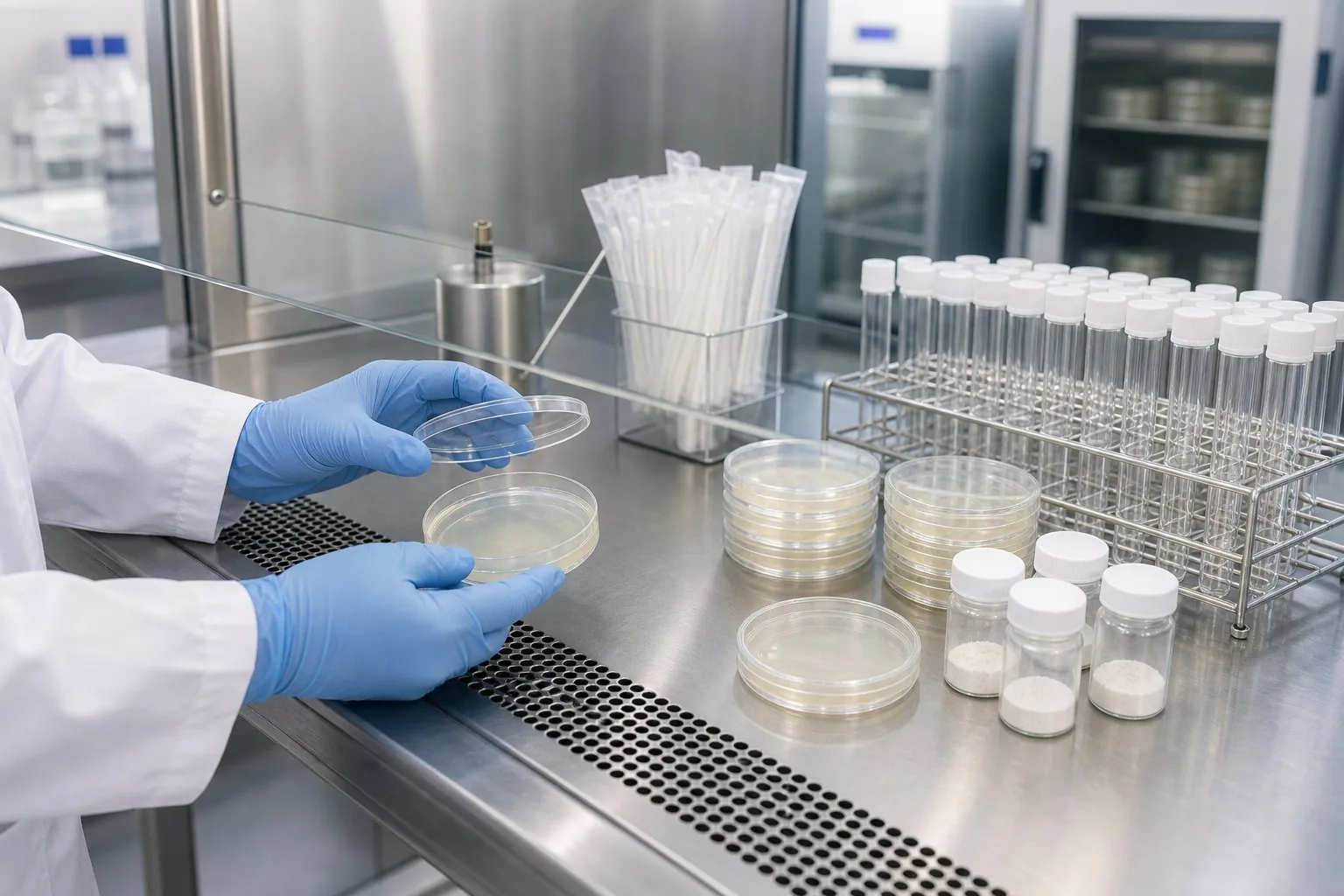 Microbiology testing for ingredient quality control