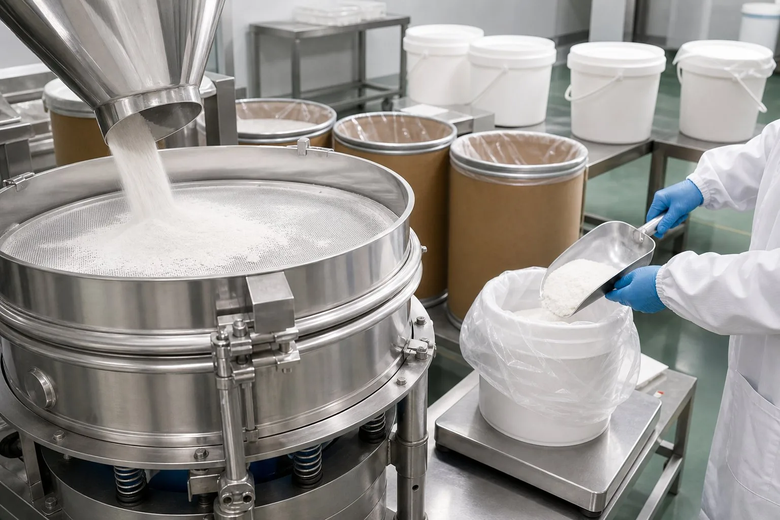 Nutraceutical ingredient powder samples for supplement production