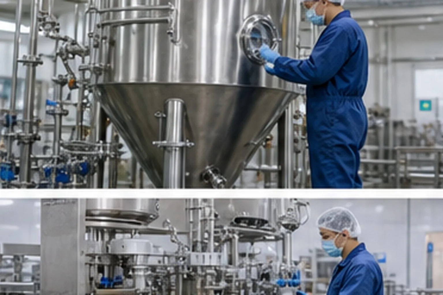 Amino acid and derivative production equipment for amino acid crystallization and controlled processing