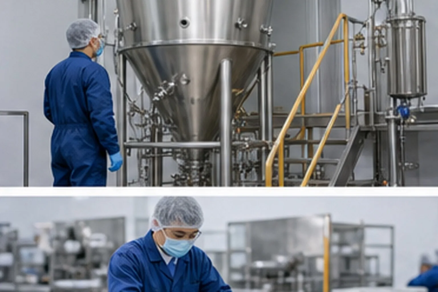 Amino acid and derivative worker handling amino acid powder drying and sieving workflow