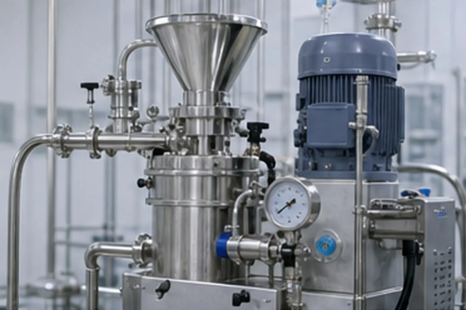 Liposomal ingredient homogenization equipment prepared for liposomal ingredient production route